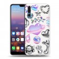 Дизайнерский силиконовый с усиленными углами чехол для Huawei P20 Pro Y2K