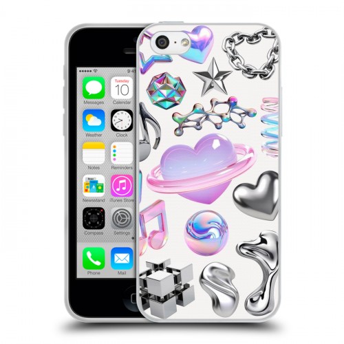 Дизайнерский пластиковый чехол для Iphone 5c Y2K