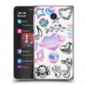 Дизайнерский пластиковый чехол для Nokia X Y2K