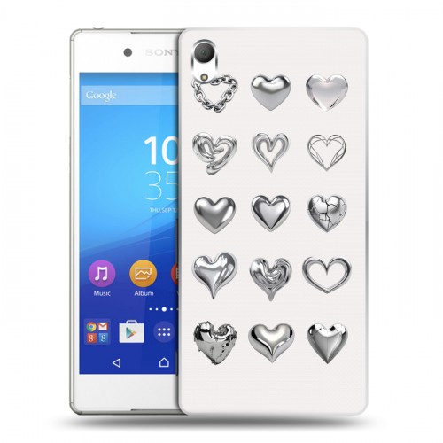 Дизайнерский пластиковый чехол для Sony Xperia Z3+ Y2K сердечки