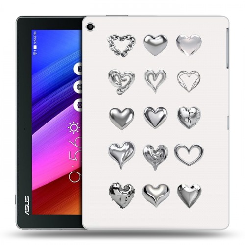 Дизайнерский силиконовый чехол для ASUS ZenPad 10 Y2K сердечки