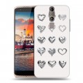 Дизайнерский пластиковый чехол для ZTE Axon Mini Y2K сердечки