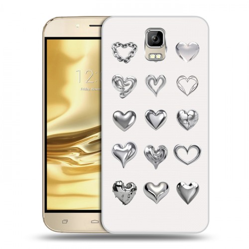 Дизайнерский пластиковый чехол для Umi Rome Y2K сердечки