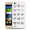 Дизайнерский пластиковый чехол для Huawei GR3 Y2K сердечки