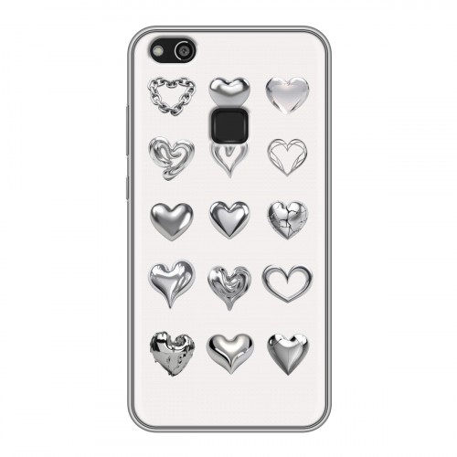 Дизайнерский силиконовый чехол для Huawei P10 Lite Y2K сердечки