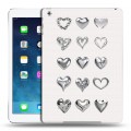 Дизайнерский силиконовый чехол для Ipad Air Y2K сердечки
