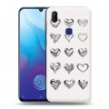 Дизайнерский пластиковый чехол для Vivo V11i Y2K сердечки