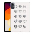 Дизайнерский силиконовый чехол для Xiaomi RedMi Pad SE Y2K сердечки