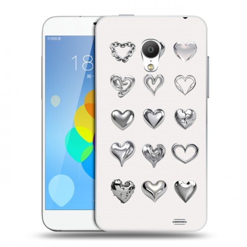 Дизайнерский пластиковый чехол для  Meizu MX3 Y2K сердечки