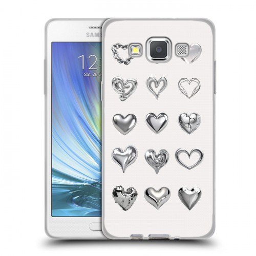 Дизайнерский пластиковый чехол для Samsung Galaxy A5 Y2K сердечки