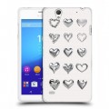Дизайнерский пластиковый чехол для Sony Xperia C4 Y2K сердечки