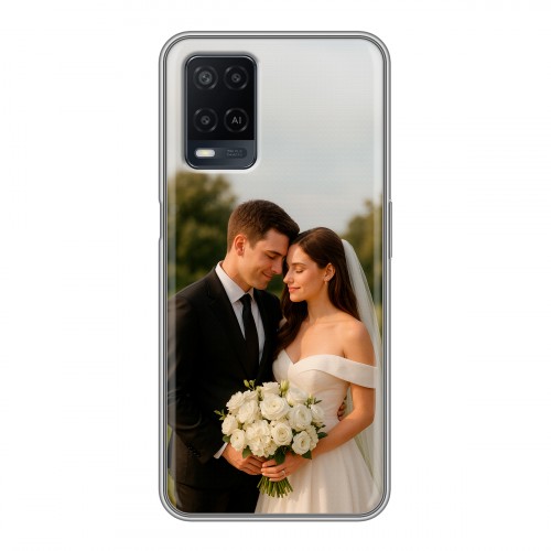 Дизайнерский силиконовый чехол для OPPO A54 со своим фото