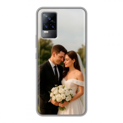 Дизайнерский силиконовый чехол для Vivo V21e со своим фото