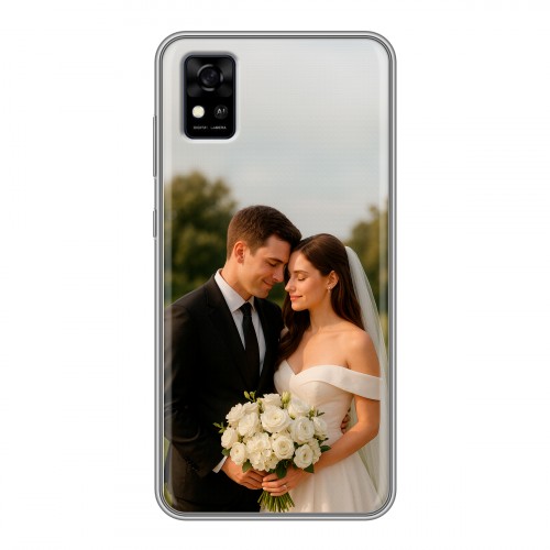 Дизайнерский силиконовый чехол для ZTE Blade A31 со своим фото