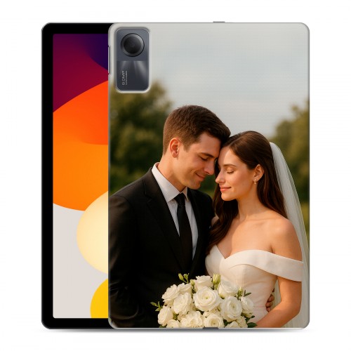 Дизайнерский силиконовый чехол для Xiaomi RedMi Pad SE со своим фото