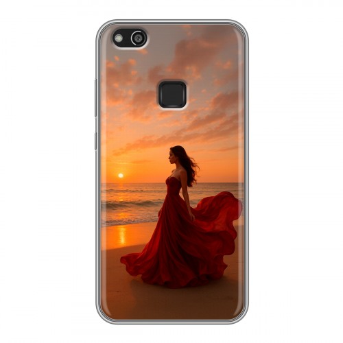 Дизайнерский силиконовый чехол для Huawei P10 Lite со своим фото