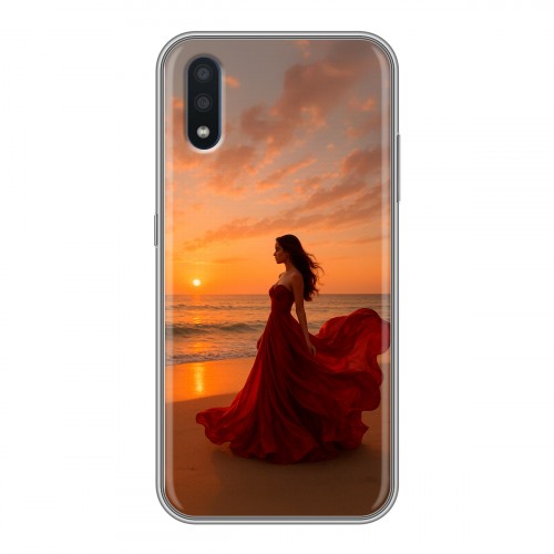 Дизайнерский силиконовый чехол для Samsung Galaxy M01 со своим фото