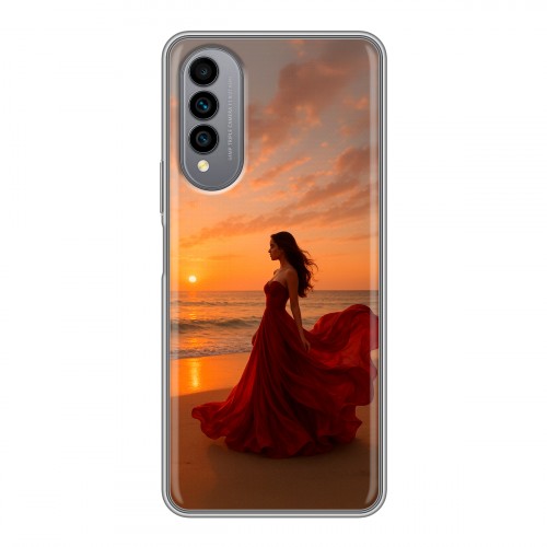 Дизайнерский силиконовый чехол для Wiko T50 со своим фото