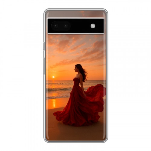 Дизайнерский силиконовый чехол для Google Pixel 6a со своим фото