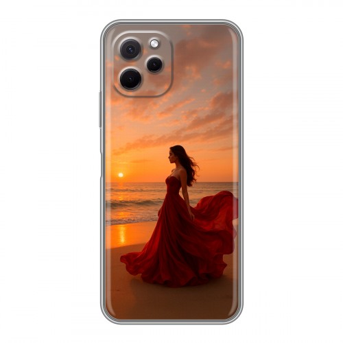 Дизайнерский силиконовый с усиленными углами чехол для Huawei Nova Y61 со своим фото