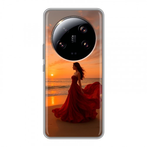 Дизайнерский силиконовый чехол для Xiaomi 13 Ultra со своим фото