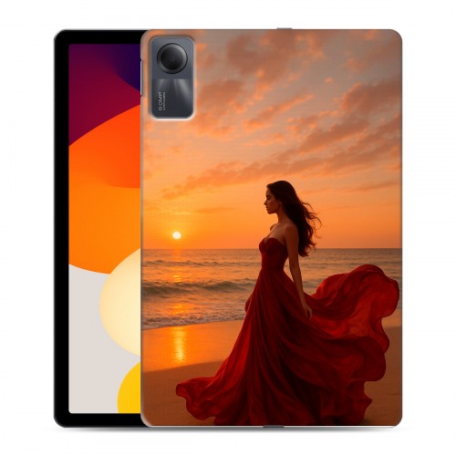 Дизайнерский силиконовый чехол для Xiaomi RedMi Pad SE со своим фото