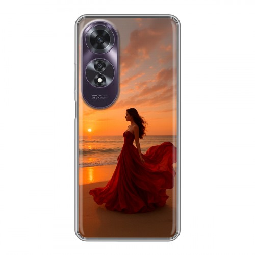 Дизайнерский силиконовый чехол для OPPO A60 со своим фото