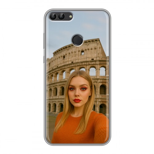 Дизайнерский силиконовый чехол для Huawei P Smart чехол с фото