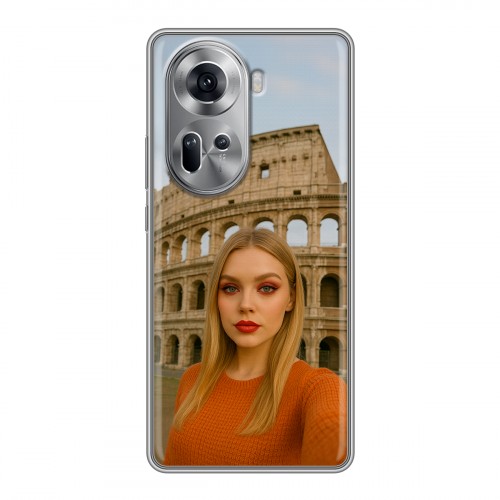 Дизайнерский силиконовый чехол для OPPO Reno 11 чехол с фото