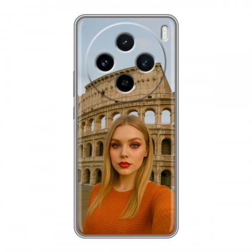 Дизайнерский силиконовый чехол для Vivo X100 чехол с фото