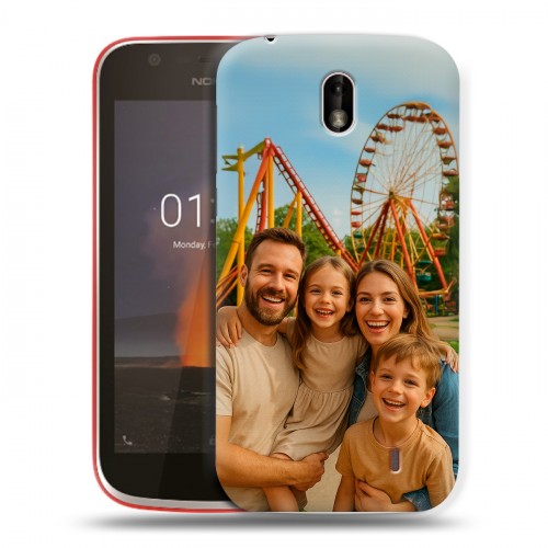 Дизайнерский пластиковый чехол для Nokia 1 чехол с фото