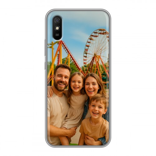 Дизайнерский силиконовый с усиленными углами чехол для Xiaomi RedMi 9A чехол с фото