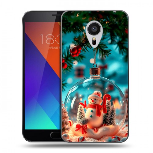 Дизайнерский пластиковый чехол для Meizu MX5 Новый год