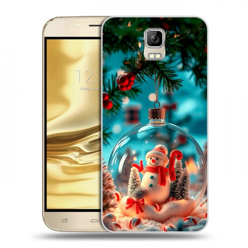 Дизайнерский пластиковый чехол для Umi Rome Новый год