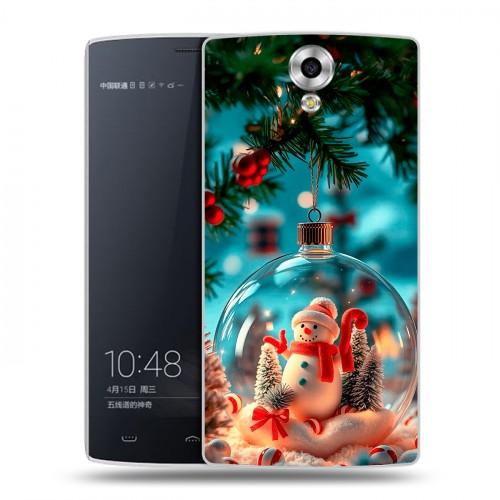 Дизайнерский силиконовый чехол для Homtom HT7 Новый год