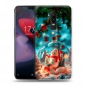 Дизайнерский пластиковый чехол для OnePlus 6 Новый год