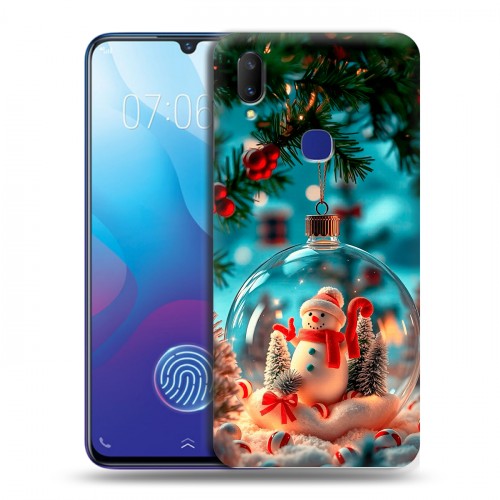 Дизайнерский пластиковый чехол для Vivo V11i Новый год