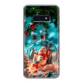 Дизайнерский силиконовый чехол для Samsung Galaxy S10e Новый год
