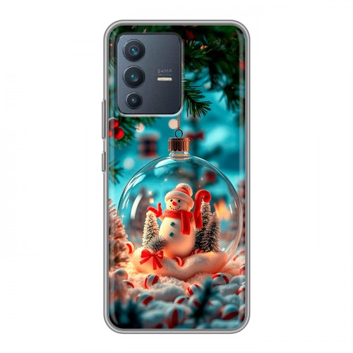 Дизайнерский силиконовый чехол для Vivo V23 Новый год