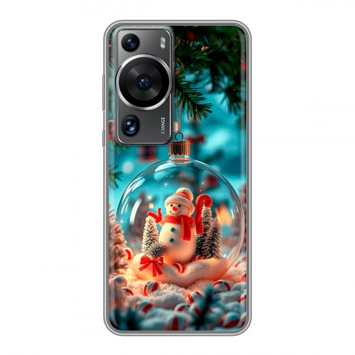 Дизайнерский силиконовый чехол для Huawei P60 Новый год