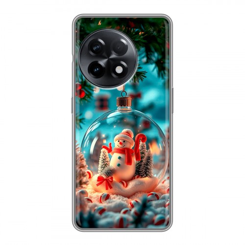 Дизайнерский силиконовый чехол для OnePlus 11R Новый год