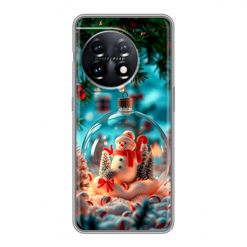 Дизайнерский силиконовый чехол для OnePlus 11 Новый год