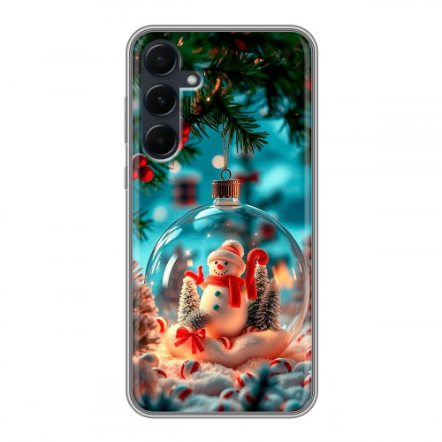 Дизайнерский силиконовый чехол для Samsung Galaxy A55 Новый год