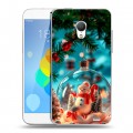 Дизайнерский пластиковый чехол для  Meizu MX3 Новый год
