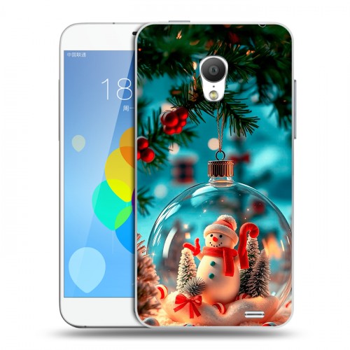 Дизайнерский пластиковый чехол для  Meizu MX3 Новый год