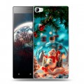 Дизайнерский пластиковый чехол для Lenovo Vibe X2 Новый год