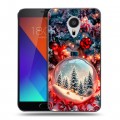Дизайнерский пластиковый чехол для Meizu MX5 Новый год