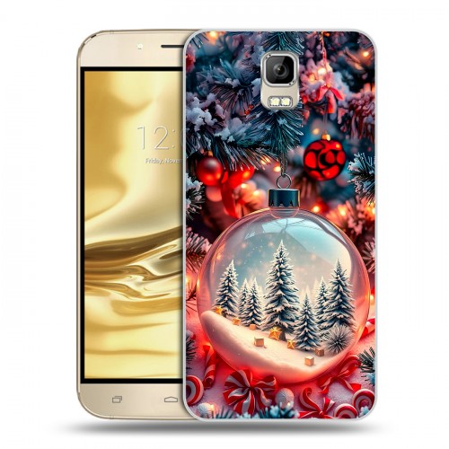 Дизайнерский пластиковый чехол для Umi Rome Новый год