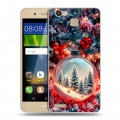 Дизайнерский пластиковый чехол для Huawei GR3 Новый год