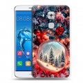 Дизайнерский пластиковый чехол для Huawei Nova Plus Новый год